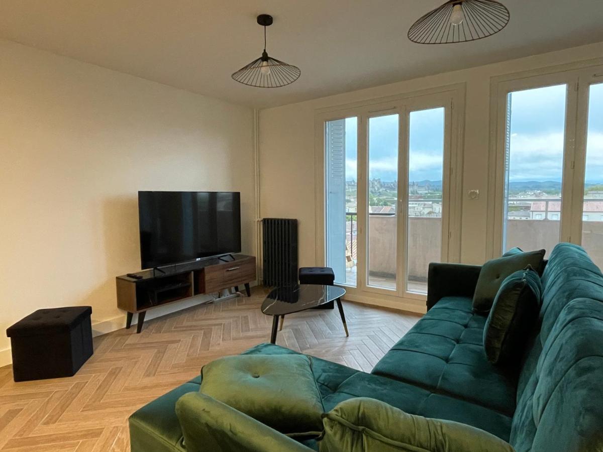 Appartement Cosy Avec Vue Imprenable Sur La Cite Carcassonne Exterior photo