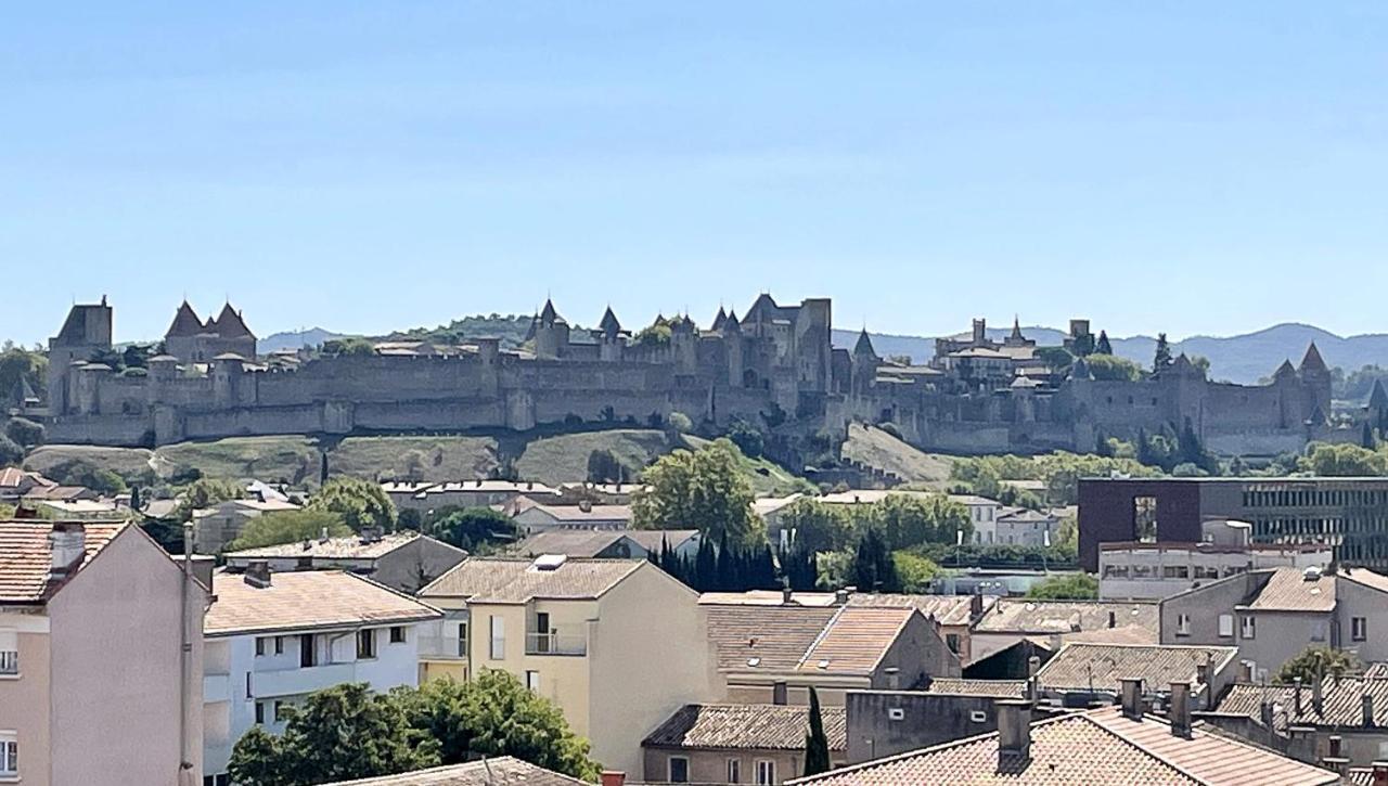 Appartement Cosy Avec Vue Imprenable Sur La Cite Carcassonne Exterior photo